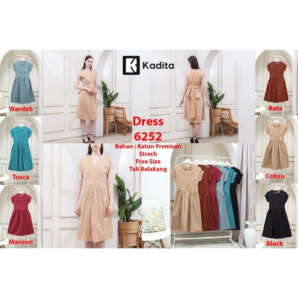 Dress Wanita Cewek Kekinian Cantik Elegan Casual Trend Outfit Cewek Pantai Lengan Pendek Dress Mini