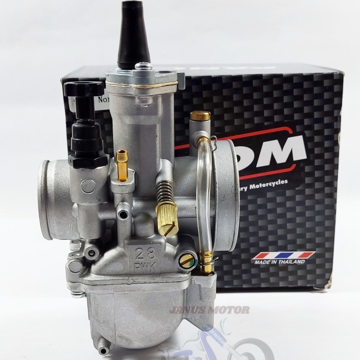KARBURATOR PWK 28 ORIGINAL THAILAND RACING KARBU CARBU UNIVERSAL ORI - Putih