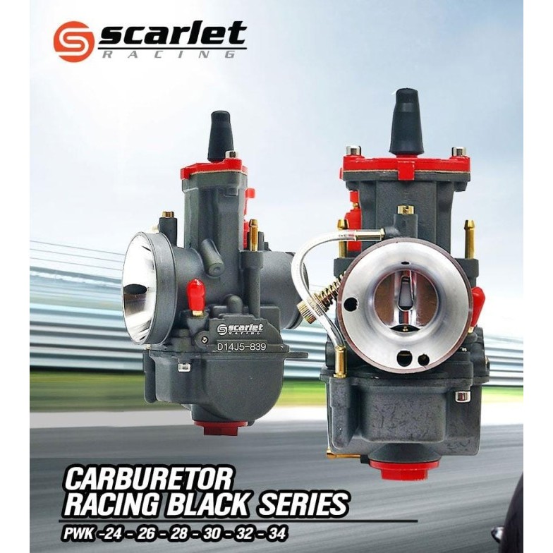 KARBURATOR KARBU BLACK SERIES SCARLET ORI PWK 24 26 28 30 32 34 - PWK 34