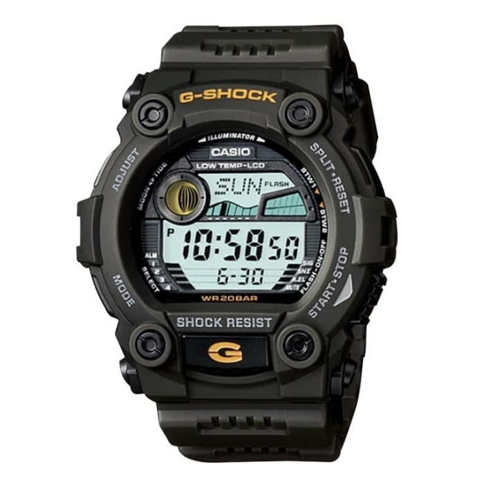 Promo Original Casio G-Shock G-7900-3DR - Jam Tangan Pria - Hijau Army Garansi Resmi 2 Tahun