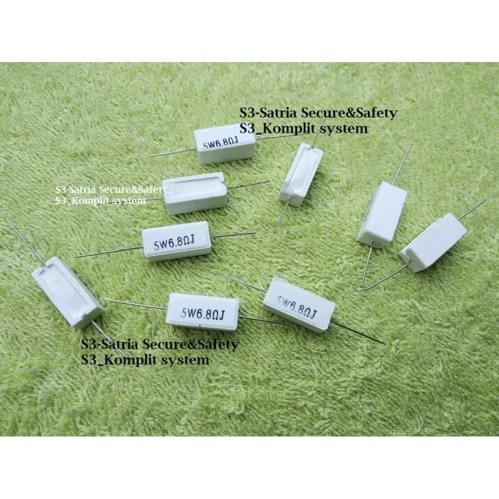 R5W6.8 Kapur 6R8 5W 6.8 5 W watt Resistor 6.8ohm 6,8 5Watt ohm