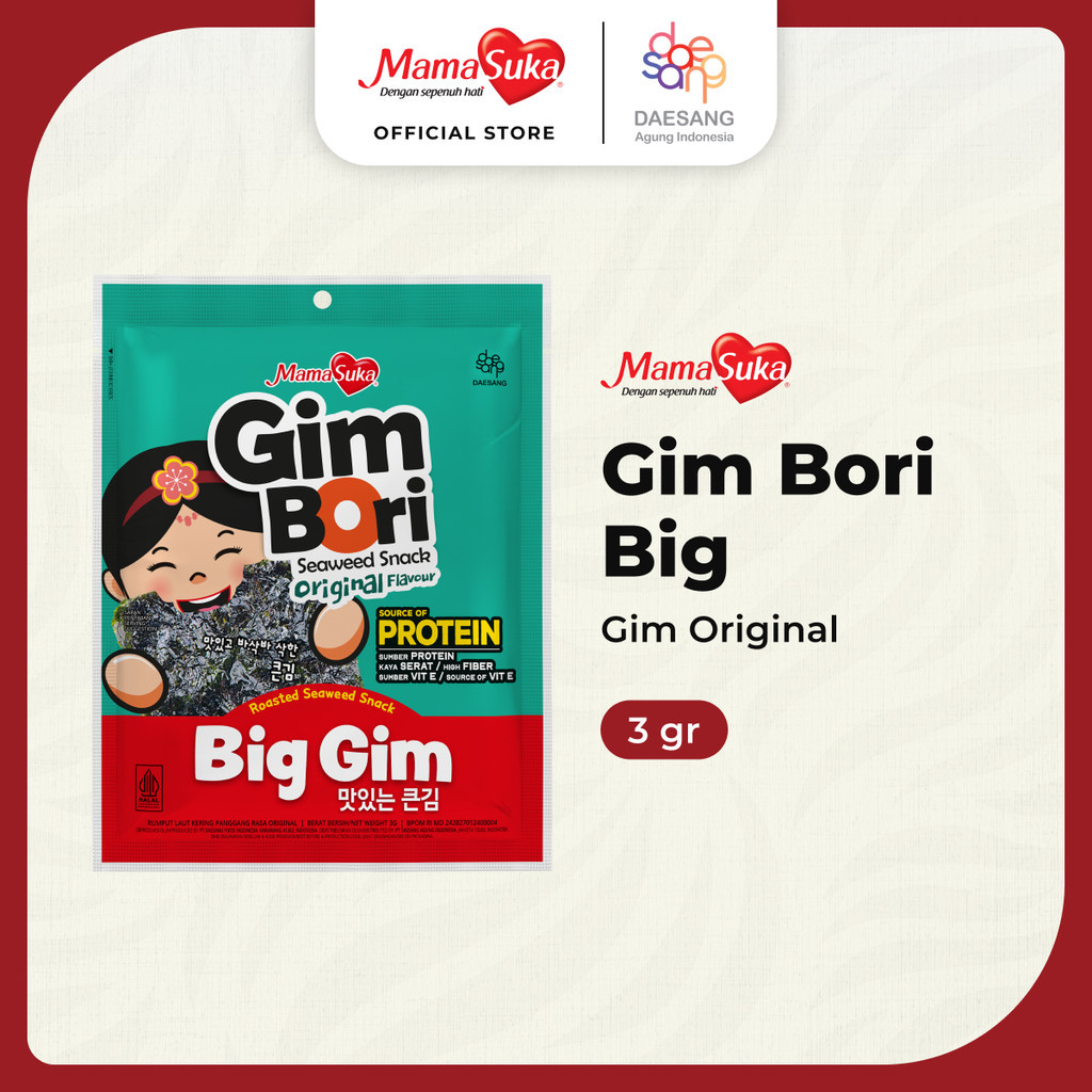 

Buy 1 Get 1 - Gim Bori Big Gim 3gr