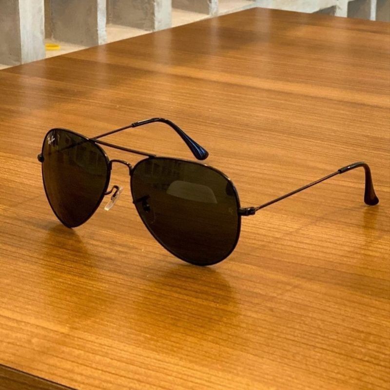 New Arival... Kacamata RB AVIATOR RB3026 Lensa Kaca Asli Kacamata Trandy