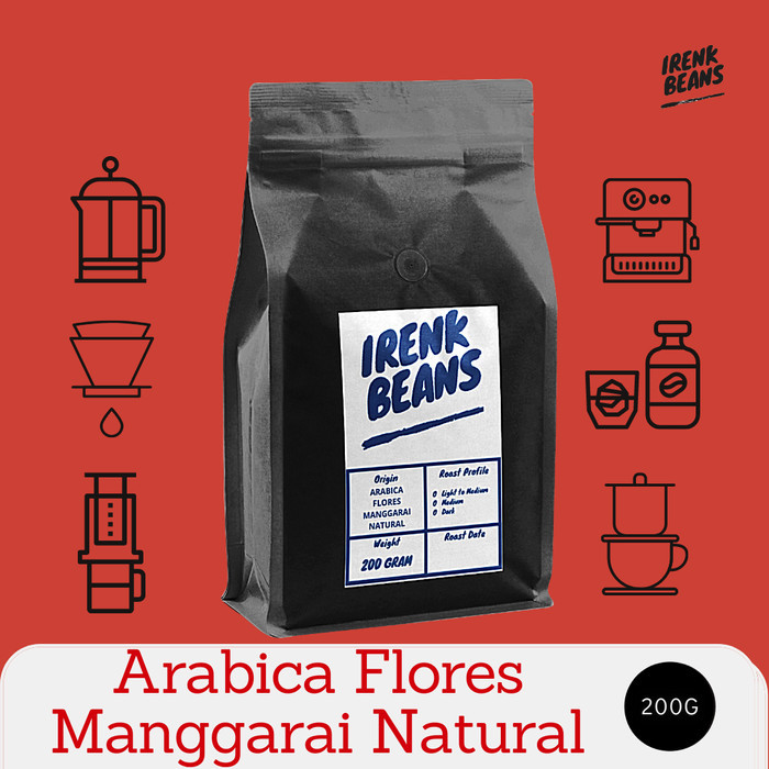 

Kopi Arabica Flores Manggarai Natural 200g Biji Bubuk - BIJI KOPI