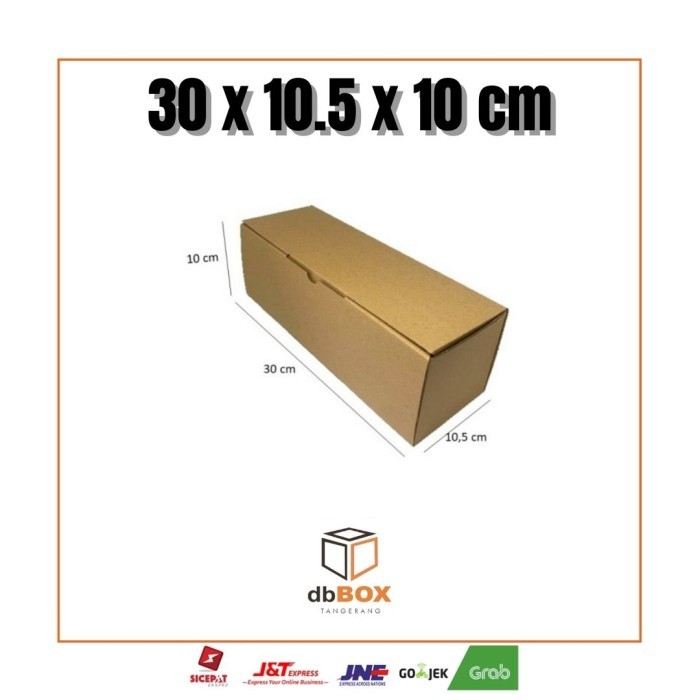

Kardus 30x10.5x10 cm | Box Die Cut dan Easy Usage | Box Kue & Snack | Kardus Murah