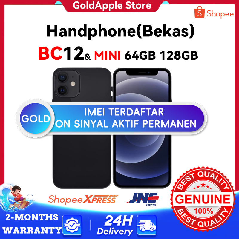 BC - Handphone 12 MINI 128GB - 256GB Second Bekas / IP 12 MINI Second
