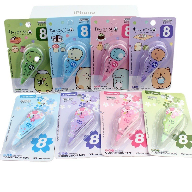 

Azza Accliving Tipe-X Karakter Lucu 8M Correction Tape Students Tipe-X
