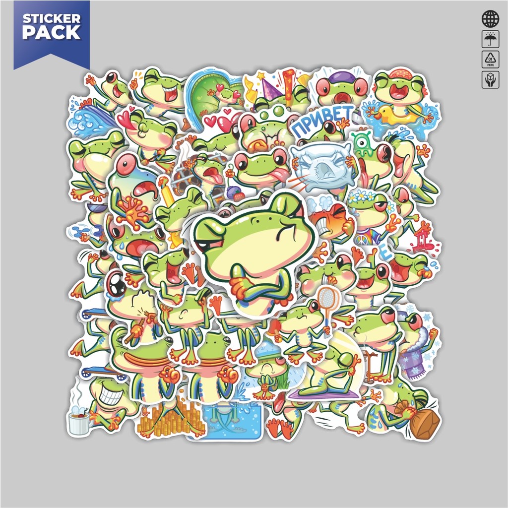 

[100PCS]Stiker Pack Stiker Kartun Katak Freedy Aesthetic Vinyl Anti Air Dekorasi Sticker Laptop Buku Journal Koper Helm Casing HP Gitar Helm Skateboard