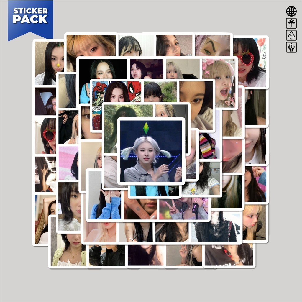 

[100PCS]Stiker Pack Stiker Chaeyoung Twice V1 Aesthetic Vinyl Anti Air Dekorasi Sticker Laptop Buku Journal Koper Helm Casing HP Gitar Helm Skateboard