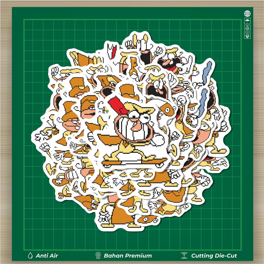 

HOT 50 PCS STIKER Stiker Pizza Tower V19 Stiker Fashion Cars Decal Dingin Kartu Album Custom Vinyl Anti Air- Sticker Aesthetic Buku Journal Koper Casing HP Tablet Laptop Helm Motor Botol Minum