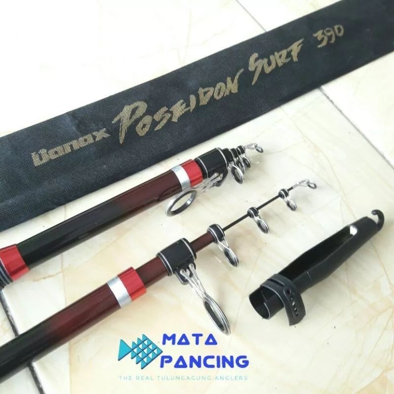 JAMIN MURAH Joran banax poseidon surf 390 420 teleskopik spiral carbon(BISA LANGSUNG ORDER)