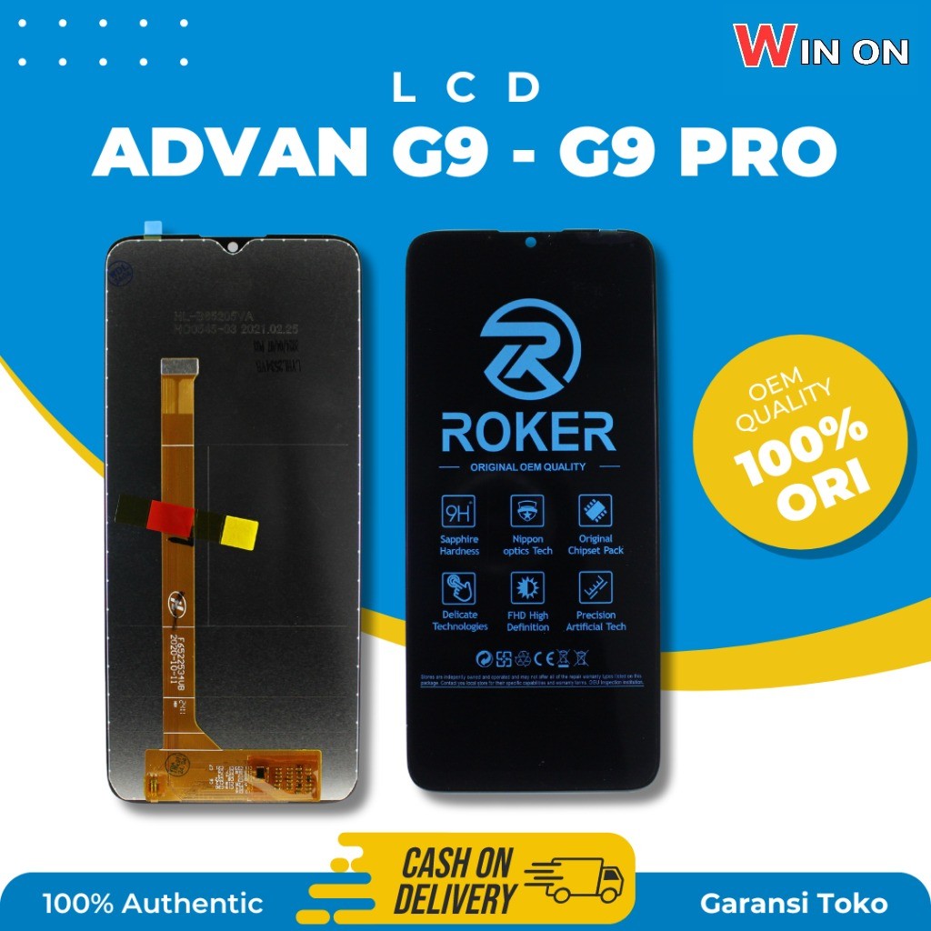 WIN ON - LCD TOUCHSCREEN ADVAN G9 / G9 PRO FULLSET BY ROKER