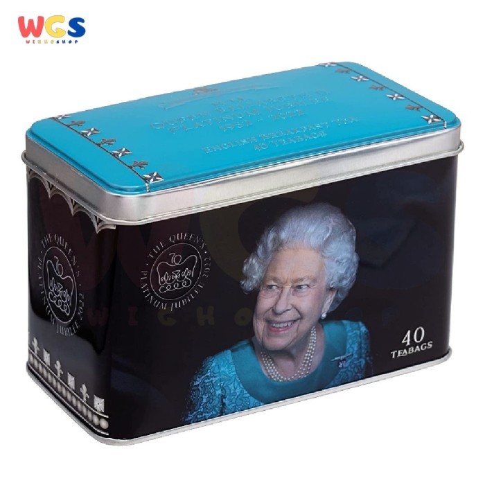 

New English Teas Queen Elizabeth II Platinum Jubilee Tea Tin 40 Teabag