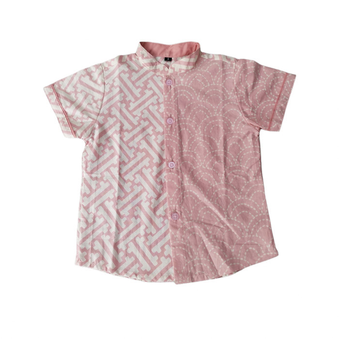 ✨LARIS✨ -Kemeja batik ayah anak - dusty pink, XXL anak