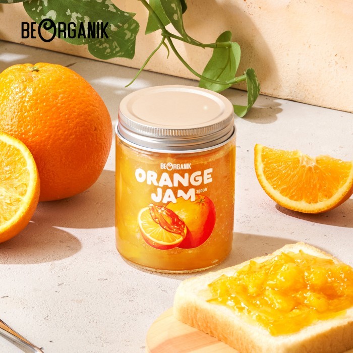 

New Arrival Beorganik Orange Jam / Selai Jeruk 280gr