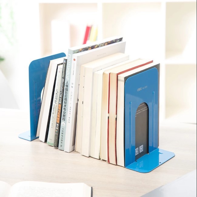 

OMO Book Stand / 2pc Book End / Sandaran buku SET / Penyangga buku / Book stand POLOS / Pembatas Buku R1232