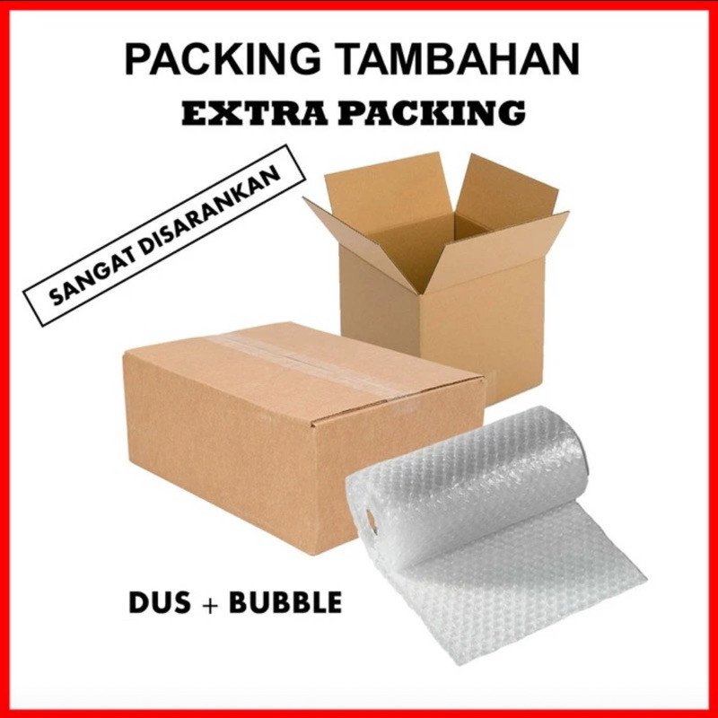 

TAMBAHAN PACKING BUBBLE WRAP + KARDUS