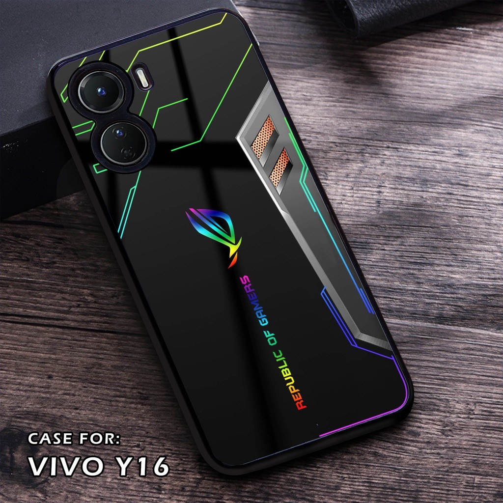 Case Vivo Y16 - Fashion Case Motif ROG - Casing Vivo Y16 - Case hp Vivo Y16 - Pelindung hp - Case Ha