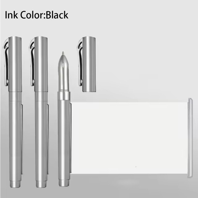 

0.5mm Pena Gel Stealth Pen Pullout Banner Pen Pena Kertas Kosong Pena Rahasia Pena Lembar Contekan