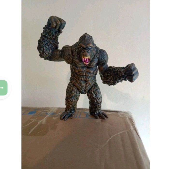 kingkong coklat karet mainan anak karet