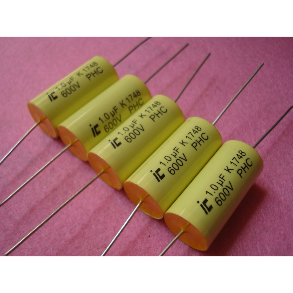 1pcs iC PHC 600V 1UF 0.22uf 0.68uf 4.7uf 6.8uf 10uf 33uf 30uf 40uf  HI-FI audio axial capacitor freq