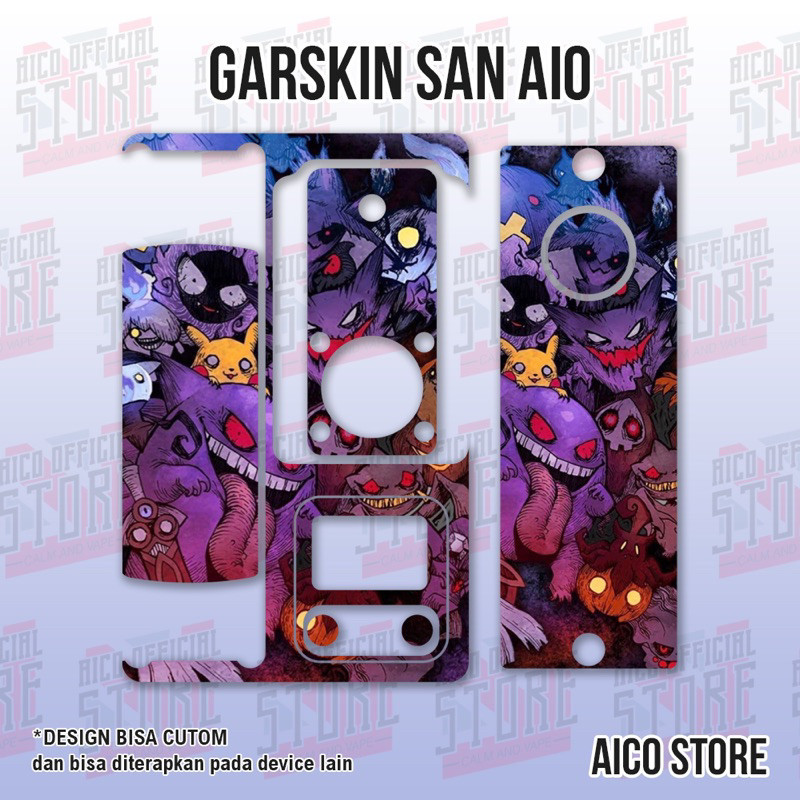 

AICO - Premium Stiker Garskin SSAN Original Bisa Custom