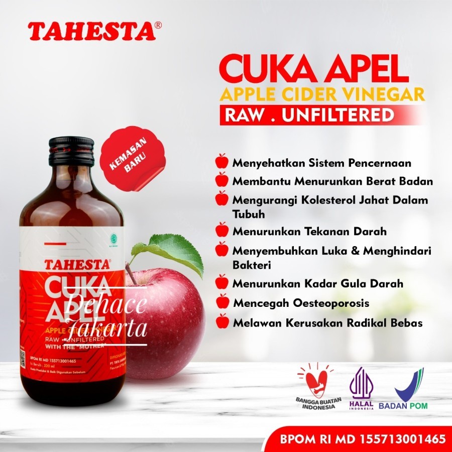 

NEW CUKA APEL TAHESTA 320 ML DIJAMIN ORI CUKA APEL TAHESTA TERMURAH