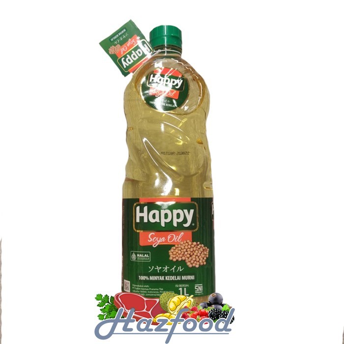 

Happy Soya Oil 1 Liter | Happy Minyak Kedelai