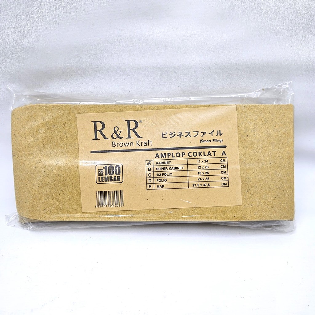 

Amplop Dinas Coklat Jawa RR Kabinet (A)