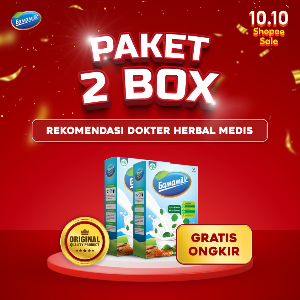 

(2 BOX) GAMAMILK - Susu Etawa gamat Solusi Atasi Masalah Sendi dan Tulang