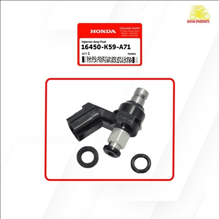 Injector Assy Fuel 16450 K59 A71 berkualitas