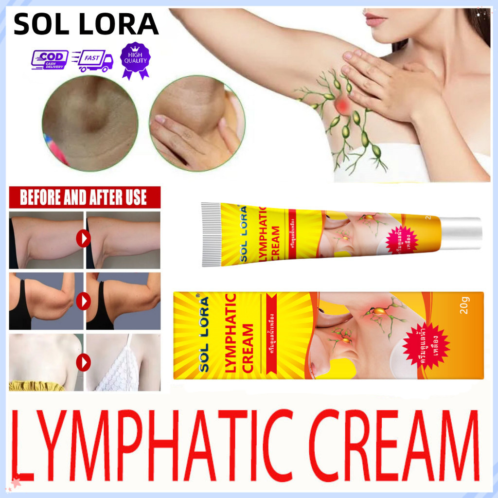 [100% Ori] SOL LORA Lymphatic care cream Lymphatic ointment cream Obat Benjolan Lipoma Salep Lipoma 