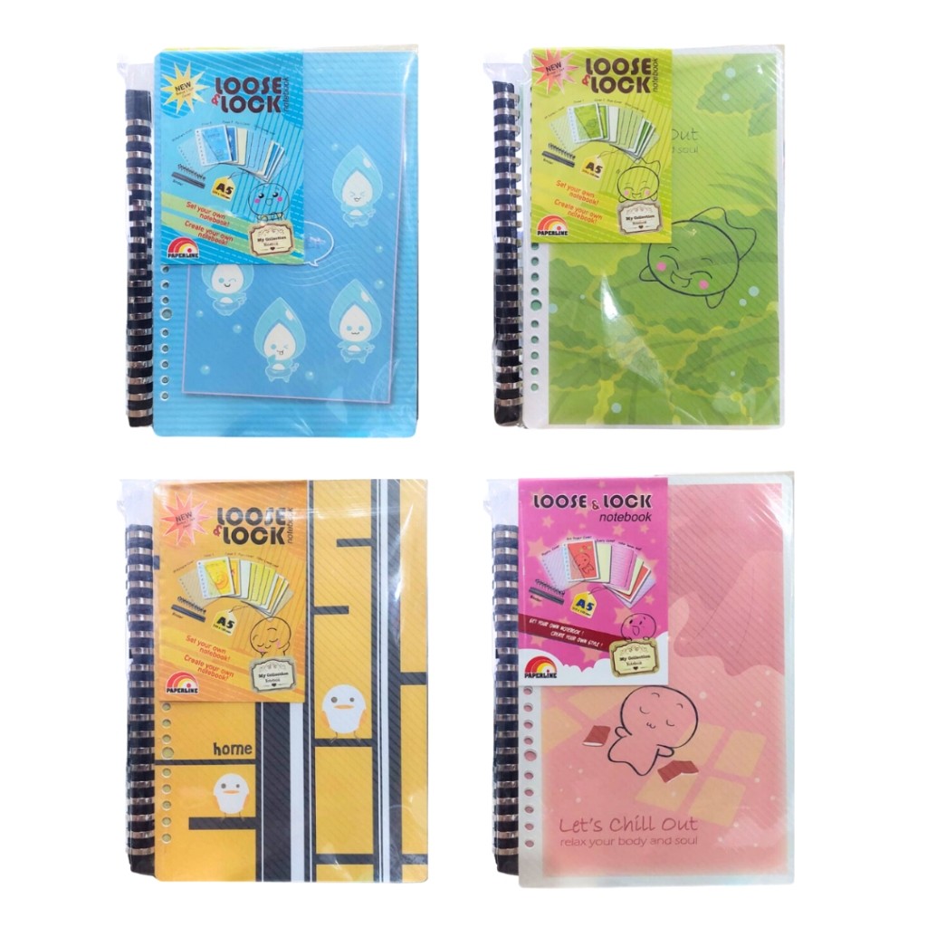

Binder Loose & Lock A5 Paperline Warna