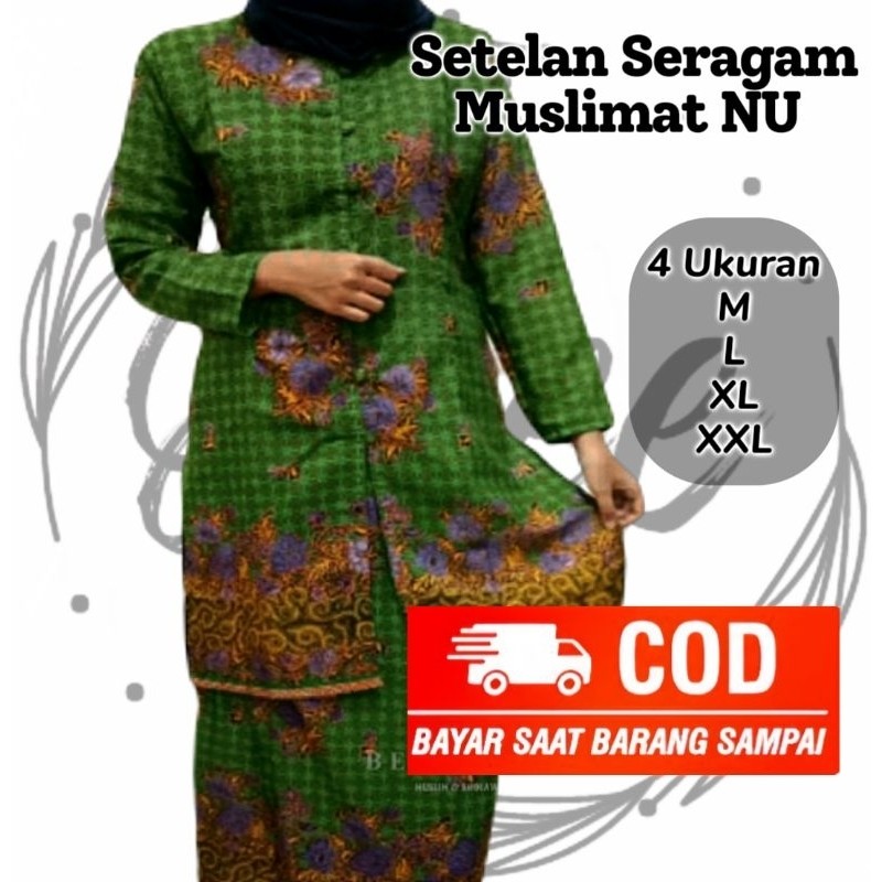 Setelan Seragam Muslimat NU / Baju Fatayat NU