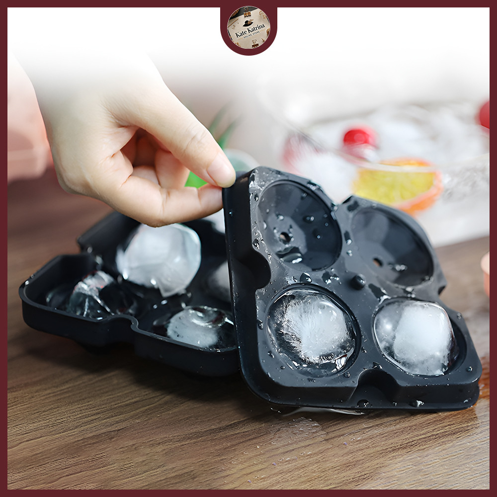 

KK Cetakan Es Batu Ice Cube Tray Mold Model Berlian 4 Pcs