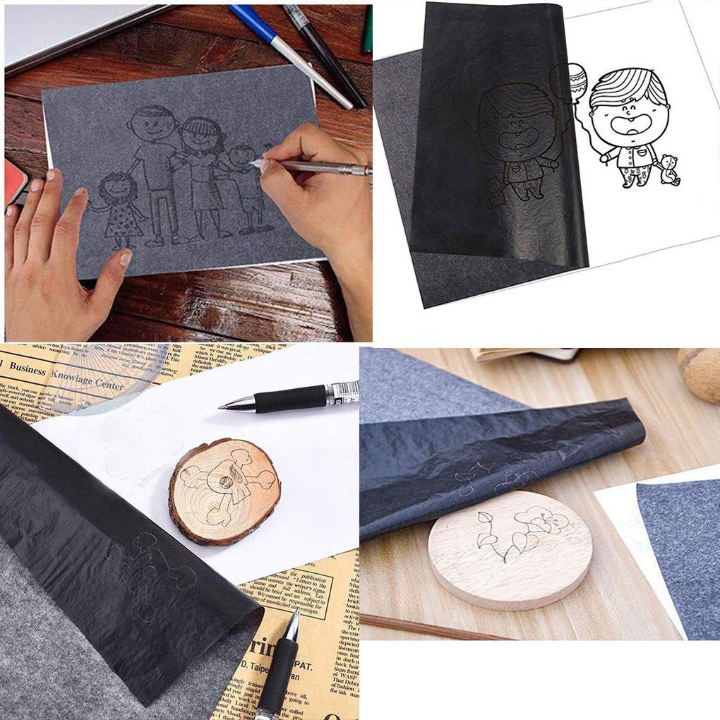 

Pack of 25 9x13 Inches Carbon Transfer Paper Reliable Save Time Simplify Interesting Wide Application Graphite Papers