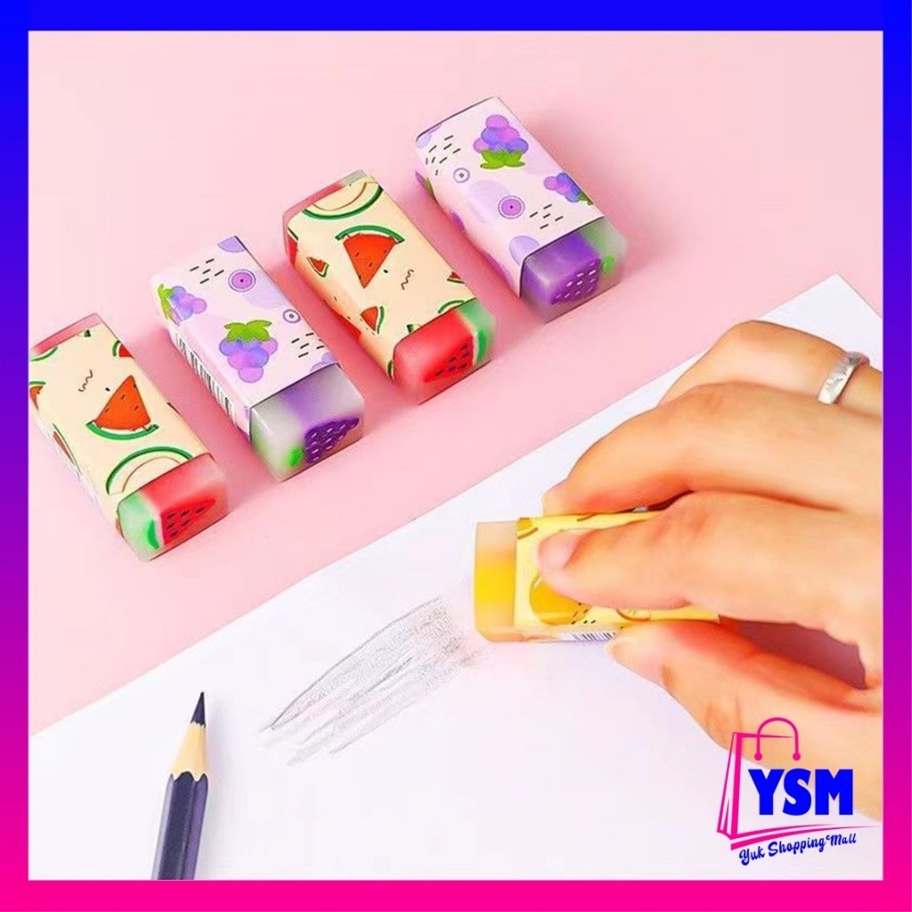 

YSM Penghapus Pensil Motif Buah Fruits Eraser Penghapus Karakter Dinosaurus Sweet Eraser Anak Sekolah Karakter Dino Hapusan Sekolah Korean Style t