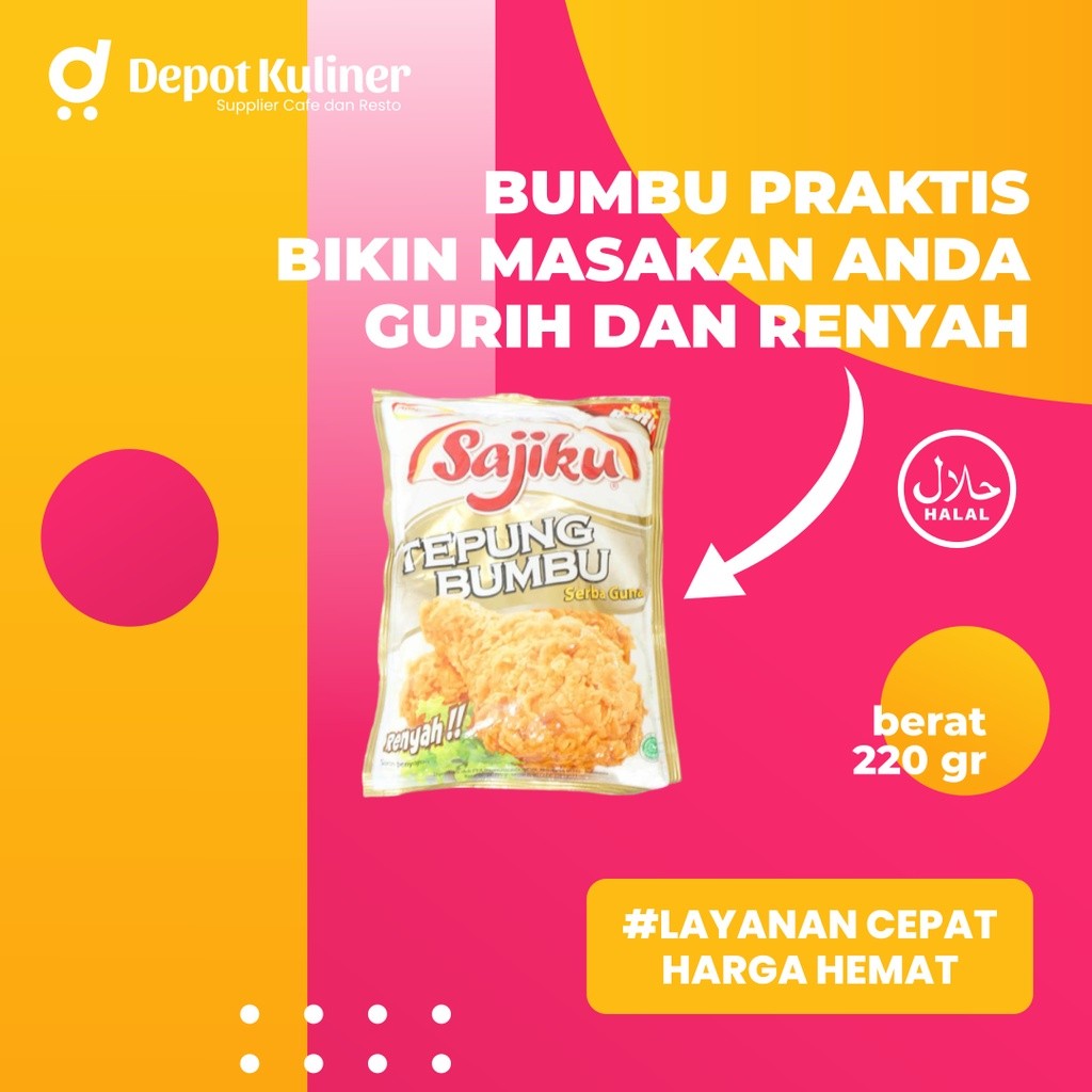 

DepotKuliner - Sajiku Bumbu Racik Serba Guna 220gr