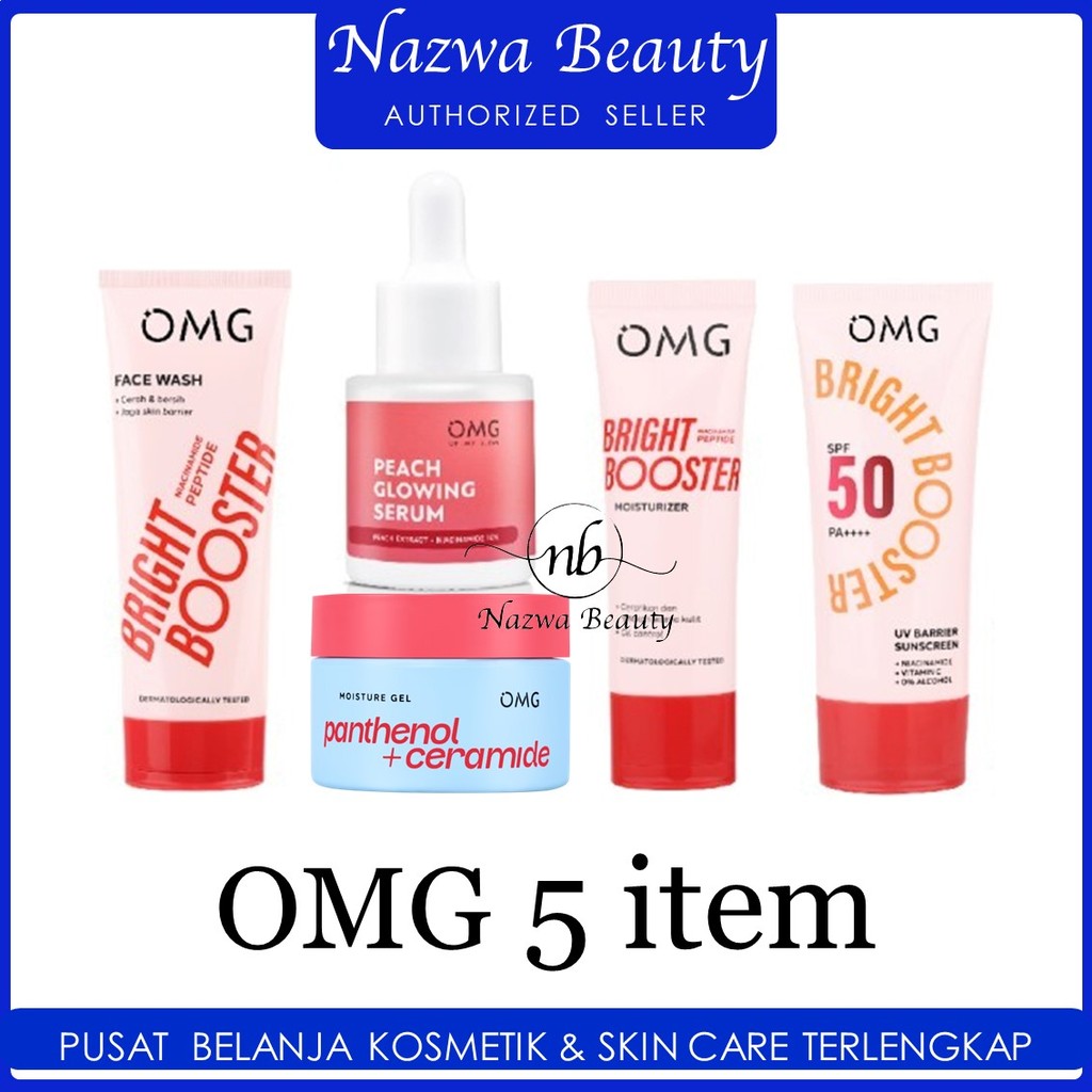 Nazwa Beauty OMG Paket Skincare Super Protection 5 item ( Moisture Gel, Face Wash, Moisturizer Cream