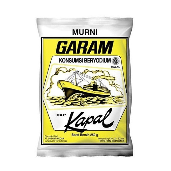 

Garam Cap Kapal 250 gr Beryodium