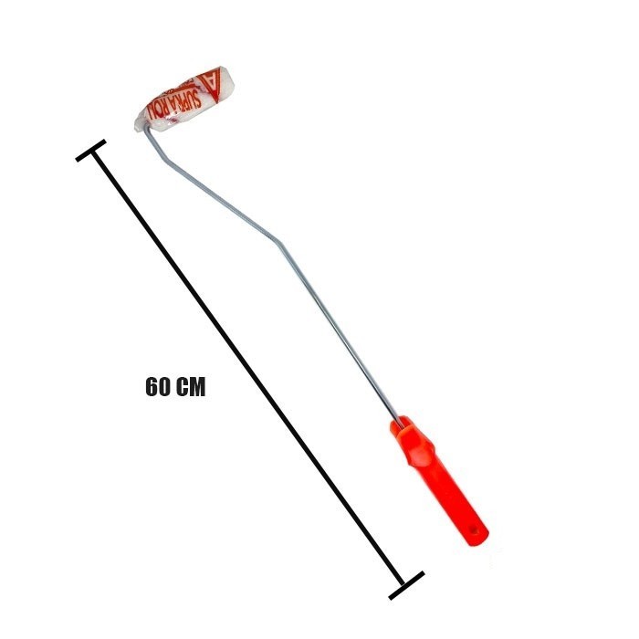 Supra Roll Kuas Roll Gagang Kecil Mini Roll Cat Tembok - Kuas Roll Cat Kecil 10cm / 4 Inch
