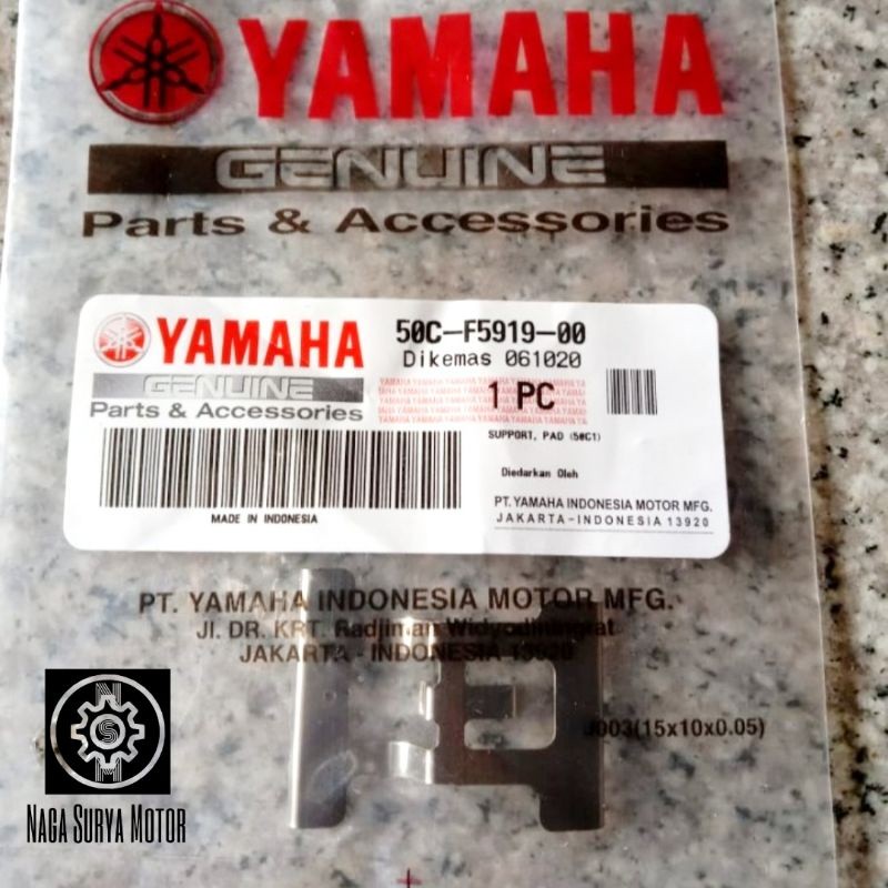 Plat tahanan kaliper belakang Yamaha Jupiter MX Vixion 50C-F5919-00