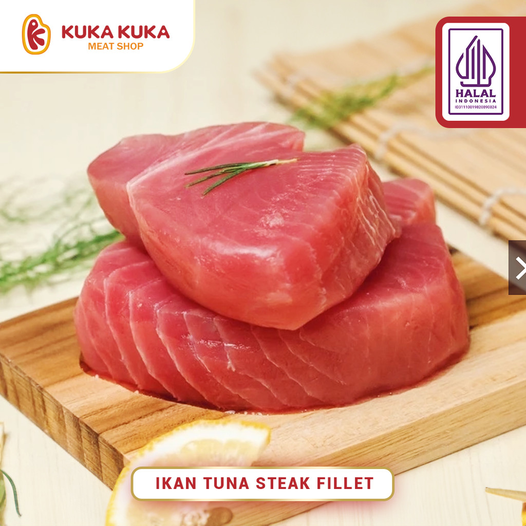 

Ikan Tuna Steak Fillet / Tuna Parcel Import Kualitas Restoran 500gr