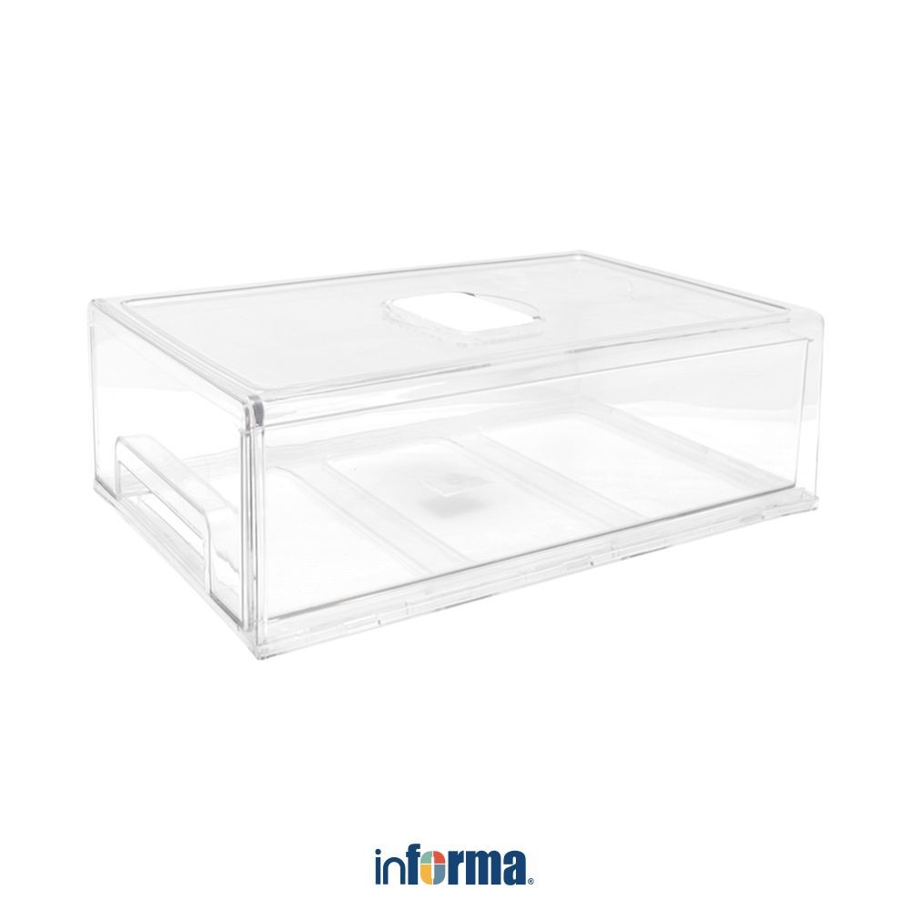 Informa 33.5x20.5x10.5 cm Reina Kotak Penyimpanan Kotak Serbaguna Wadah Simpan Storage Box Boks Orga