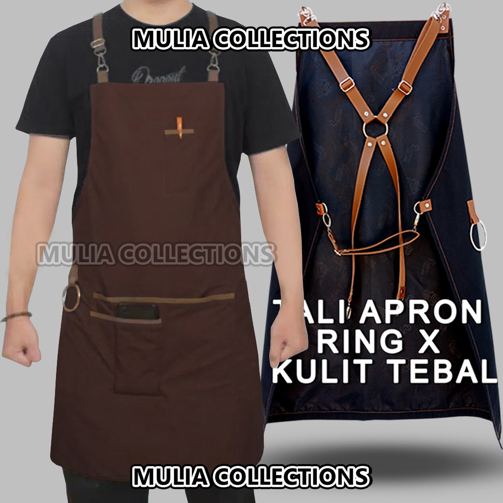 Apron Barista Kualitas Premium Celemek Masak Apron Masak Barista Waiter APRON Chef