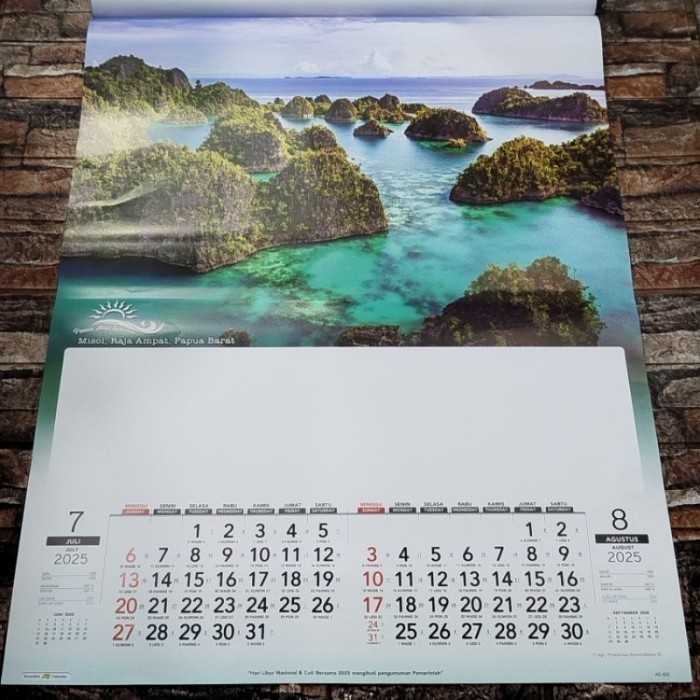 

KALENDER [ DINDING ] KERJA LUX UKURAN JUMBO 2025 - lux alam indo