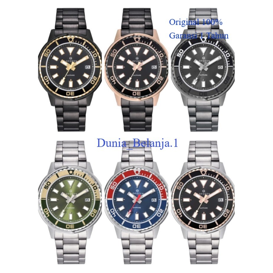 Original 100% Jam Tangan Lofoten 6528 F-6528MC Sapphire Garansi resmi 1 Tahun