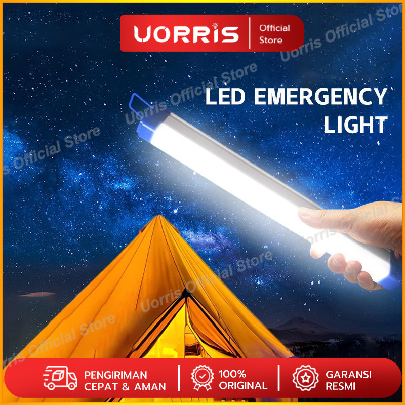 Lampu Neon Led Panjang Emergency / Bohlam LED USB Portable / Lampu Emergency LED USB Charger Lampu D