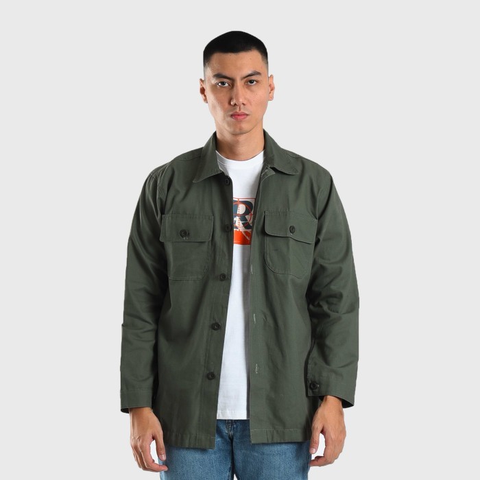Roughneck TJ025 Army Vale Canvas Jacket - Army, S