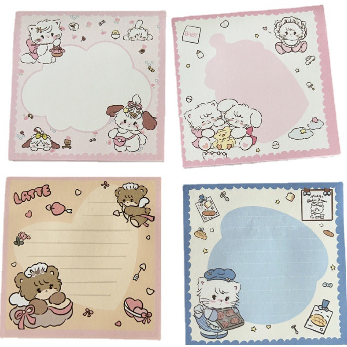 

J2 - Sticky note 30 lbr karakter puppy cute motif mikko 50 lbr